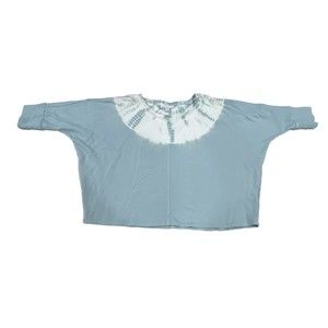 J. JILL Size Medium Petite Pure Tie Dye French Terry Dolman Organic Cotton Shirt